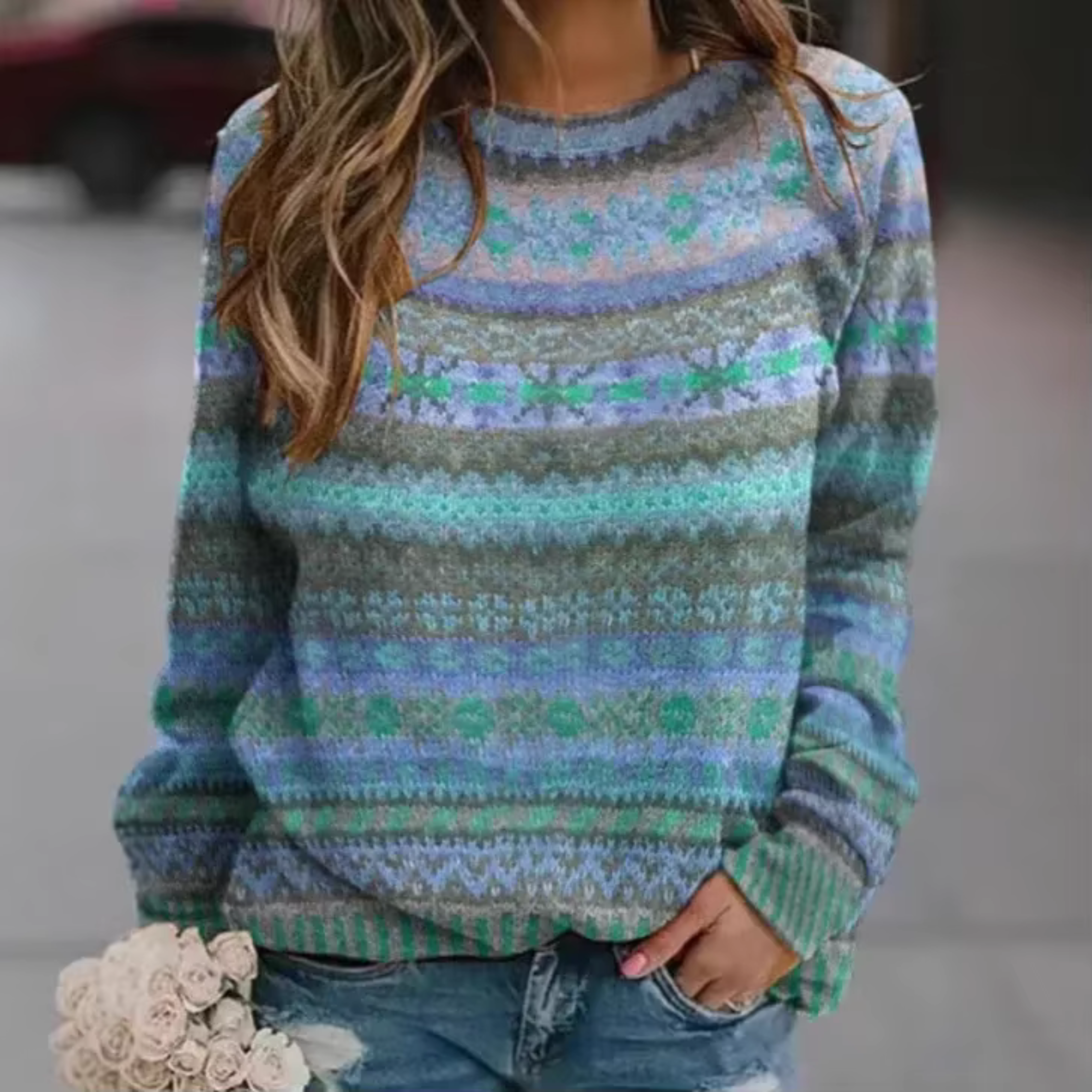 Faye | Trendy Knit Sweater